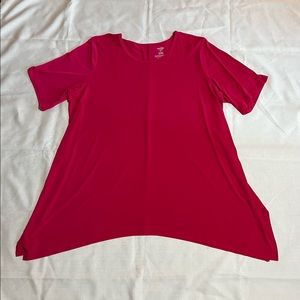 East 5th Woman  2X pink .. longer sides , very roomy